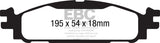 EBC Brakes UD1508 Ultimax OEM Replacement Brake Pads