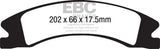 EBC Brakes UD1565 Ultimax OEM Replacement Brake Pads
