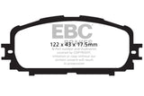 EBC Brakes UD1628 Ultimax OEM Replacement Brake Pads