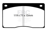 EBC Brakes UD135 Ultimax OEM Replacement Brake Pads