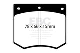 EBC Brakes DP4291R Yellowstuff Street And Track Brake Pads