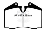 EBC Brakes DP5612NDX Bluestuff NDX Full Race Brake Pads