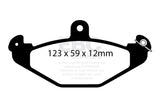 EBC Brakes UD491 Ultimax OEM Replacement Brake Pads;