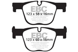 EBC Brakes UD1610 Ultimax OEM Replacement Brake Pads