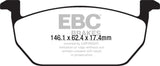 EBC Brakes UD1968 Ultimax OEM Replacement Brake Pads