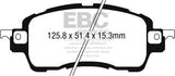 EBC Brakes UD1852 Ultimax OEM Replacement Brake Pads