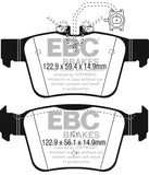 EBC Brakes UD1989 Ultimax OEM Replacement Brake Pads;