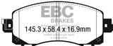 EBC Brakes DP32330C Redstuff Ceramic Low Dust Brake Pads
