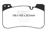 EBC Brakes DP42331R Yellowstuff Street And Track Brake Pads