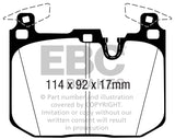 EBC Brakes DP32360C Redstuff Ceramic Low Dust Brake Pads