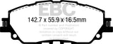 EBC Brakes DP42378R Yellowstuff Street And Track Brake Pads