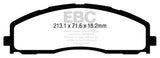 EBC Brakes UD1680 Ultimax OEM Replacement Brake Pads