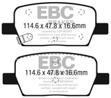 EBC Brakes DP53064NDX Bluestuff NDX Full Race Brake Pads