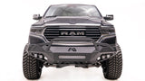 Fab Fours DR19-D4252-1 Vengeance Front Bumper; 2 Stage Black Powder Coated; Pre-Runner Guard;