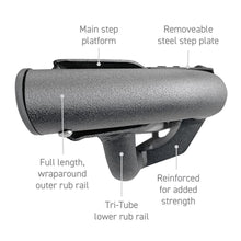 Load image into Gallery viewer, Go Rhino DT4516T Dominator Xtreme DT Side Steps with Rocker Panel Mounting Bracket Kit