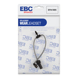 EBC Brakes EFA1005 Brake Wear Lead Sensor Kit; Rear; Pad Dimensions: 95 x 52 x 16mm;