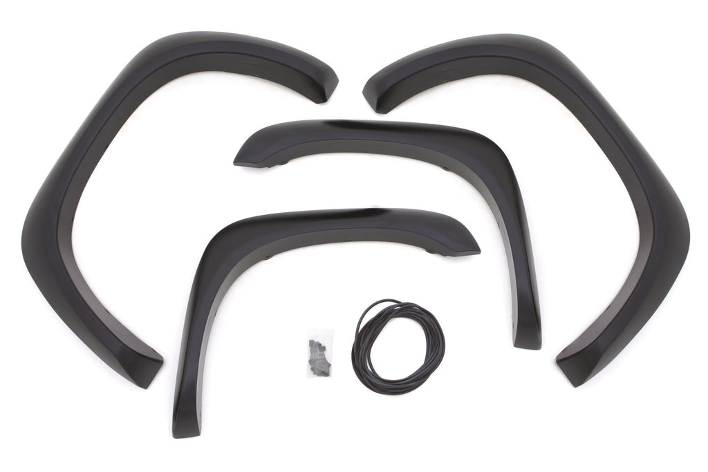 Lund EX203S Extra Wide Style Fender Flare Set - Front and Rear, Smooth, 4-Piece Set