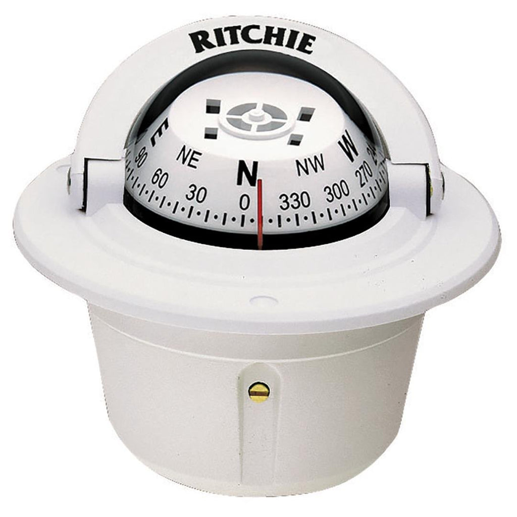 RITCHIE F-50W COMPASS FLUSH MNT 2.75'DIAL WHITE