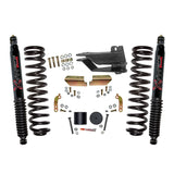 Skyjacker F1725VBK-B 2.5 in. Front Leveling Kit With Black MAX Shocks.