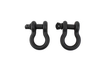Load image into Gallery viewer, D Ring 3/4 Inch Gloss Black 2 Piece Set Fishbone Offroad