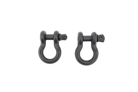 D Ring 3/4 Inch Gloss Black 2 Piece Set Fishbone Offroad