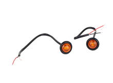 Load image into Gallery viewer, Amber LED's 3/4 Inch Pair Fishbone Offroad