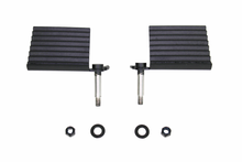 Load image into Gallery viewer, Jeep Foot Peg Set 76-06 CJ YJ TJ Wrangler Gloss Black Fishbone Offroad