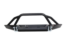 Load image into Gallery viewer, Cherokee XJ Front Winch Bumper W/Grille Guard Bullhead Steel Black Textured Powdercoat Fishbone Offroad