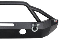 Load image into Gallery viewer, Jeep JK Front Winch Bumper 07-18 Wrangler JK Full Width Black Powdercoat Fishbone Offroad