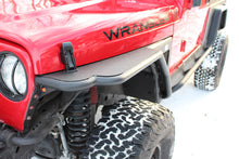 Load image into Gallery viewer, Jeep TJ Tube Fenders Front 3 Inch Flare 97-06 Wrangler TJ Steel Black Textured Powdercoat Fishbone Offroad