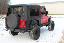 Load image into Gallery viewer, Jeep TJ Tube Fender Set Of 4 Front and Rear 97-06 Wrangler TJ Steel Black Textured Powdercoat Fishbone Offroad
