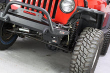 Load image into Gallery viewer, Jeep TJ Steering Box Skid Plate 97-06 Wrangler TJ Black Textured Powdercoat Fishbone Offroad