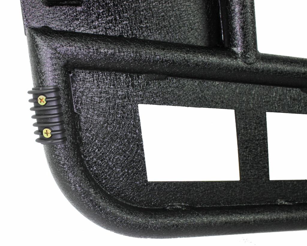 Jeep TJ Front Tube Doors 97-06 Wrangler TJ Black Textured Powdercoat Steel Fishbone Offroad