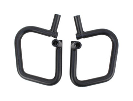 Jeep JK Grab Handles Front 07-18 Wrangler JK 2/4 Door Steel Black Textured Powdercoat Fishbone Offroad