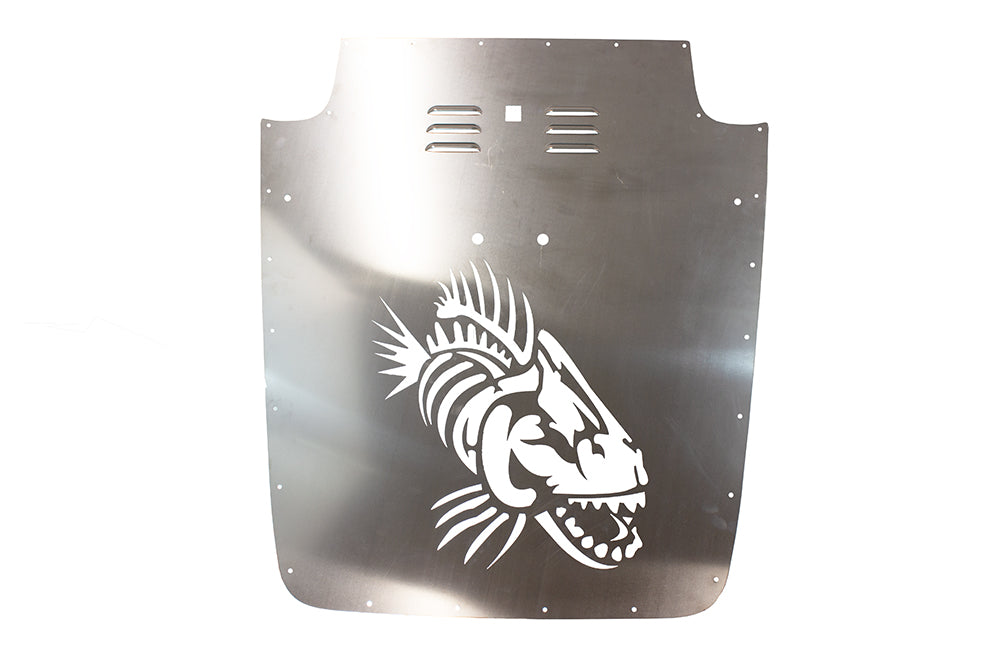 Jeep TJ Hood Louver Raw Unpainted 97-02 Wrangler TJ Fishbone Offroad