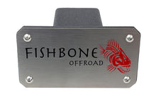 Load image into Gallery viewer, Hitch Cover For 2 Inch Hitch Black Powdercoated Steel Fishbone Offroad