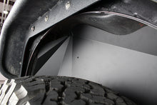 Load image into Gallery viewer, Jeep JK Rear Inner Fenders 07-18 Wrangler JK Aluminum Black Powercoat Fishbone Offroad