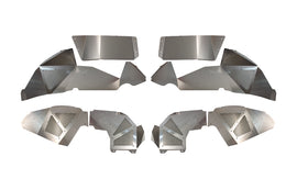 Jeep JL Inner Fenders For 18-Current Wrangler JL Front/Rear Set of 4 Aluminum Raw Fishbone Offroad