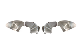 Jeep JL Inner Fenders For 18-Current Wrangler JL,  2020-Current JT Gladiator Front Pair Aluminum Raw Fishbone Offroad