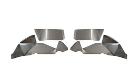 Jeep JL Inner Fenders For 18-Current Wrangler JL Rear Pair Aluminum Raw Fishbone Offroad