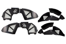 Load image into Gallery viewer, Jeep JL Inner Fenders For 18-Current Wrangler JL Front/Rear Set of 4 Aluminum Black Powdercoat Fishbone Offroad