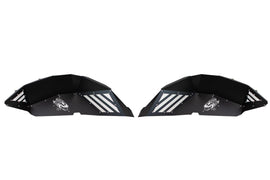 Wrangler Rear Inner Fenders For 18-Up Wrangler Black Powdercoat Fishbone