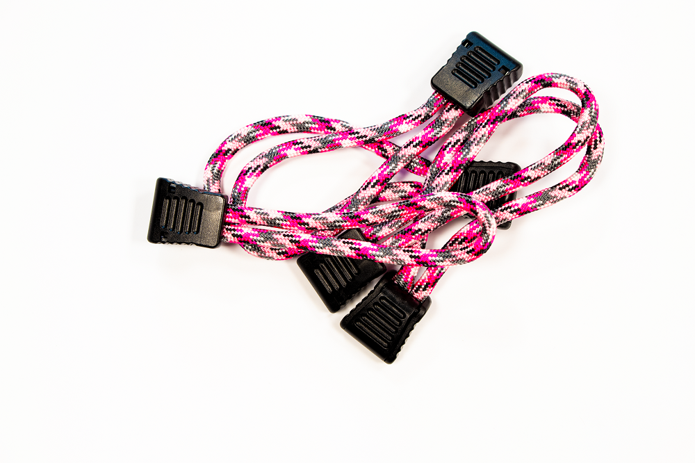 Paracord Zipper Pulls 5 Pcs Pink Camo Fishbone Offroad