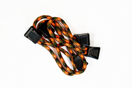 Paracord Zipper Pulls 5 Pcs Orange Camo Fishbone Offroad