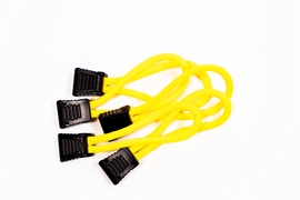Paracord Zipper Pulls 5 Pcs Yellow Fishbone Offroad