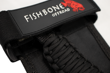 Load image into Gallery viewer, Paracord Grab Handles w/Three Straps Black Fishbone Offroad