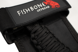 Paracord Grab Handles w/Three Straps Black Fishbone Offroad