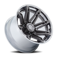 Load image into Gallery viewer, Aluminum Wheels 24X12 Brawl FC401AP 6 On 135 Platinum Silver Chrome Lip 87.1 Bore -44 Offset Fuel Off Road Wheels