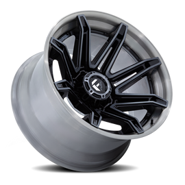 Aluminum Wheels 20X10 Brawl FC401BT 8 On 165.1 Gloss Black Brushed Dark Tint 125.1 Bore -18 Offset Fuel Off Road Wheels