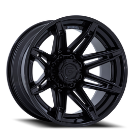 Aluminum Wheels 20X10 Brawl FC401MX 8 On 165.1 Matte Black/Gloss Black Lip 125.1 Bore -18 Offset Fuel Off Road Wheels